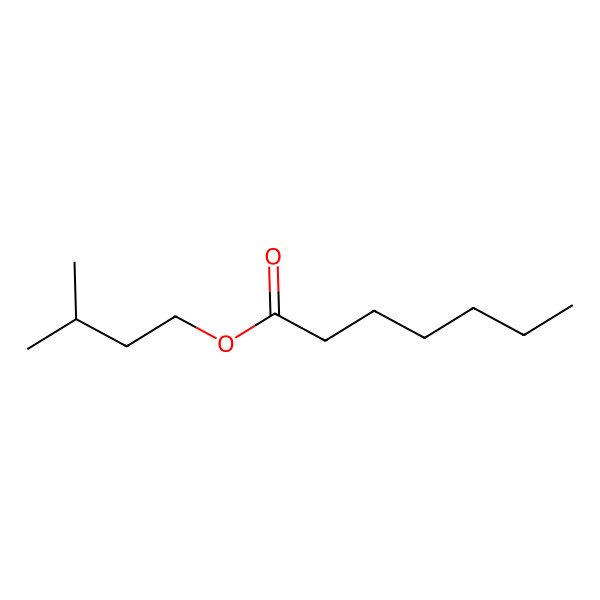 2D Structure of 3-Methylbutyl heptanoate