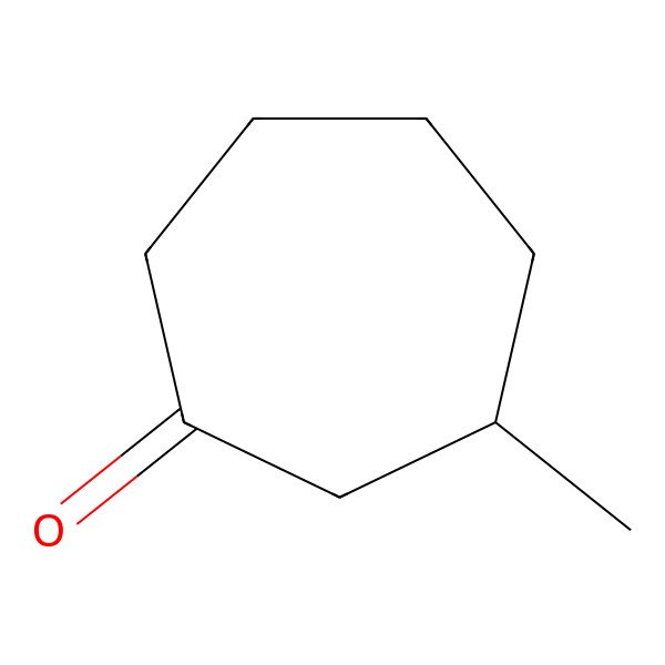 2D Structure of 3-Methylcycloheptanone