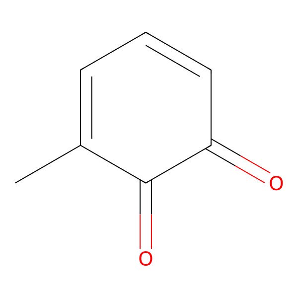 2D Structure of 3-Methylcyclohexa-3,5-diene-1,2-dione