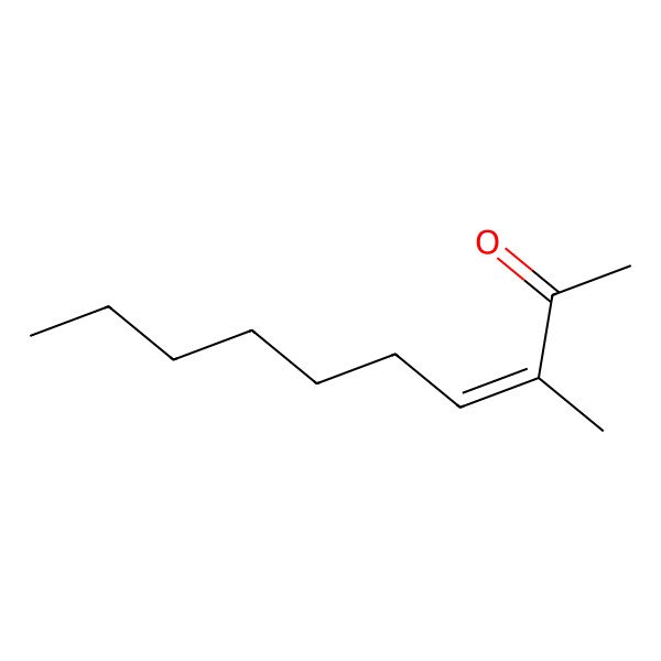 2D Structure of 3-Methyl-3-decen-2-one