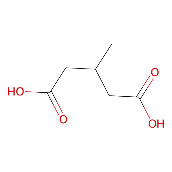 2D Structure of 3-Methylglutaric acid