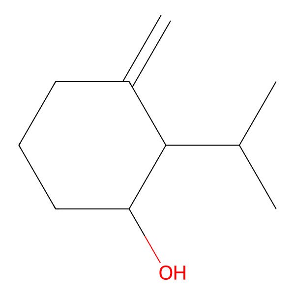 2D Structure of 3-Methylidene-2-propan-2-ylcyclohexan-1-ol