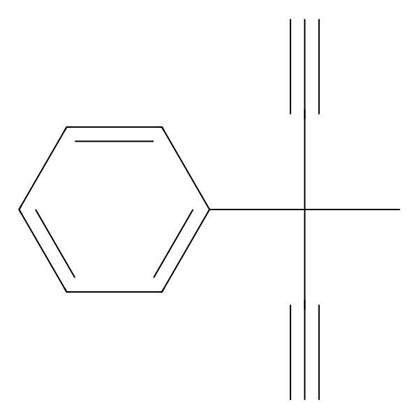 2D Structure of (3-Methylpenta-1,4-diyn-3-yl)benzene 2D Structure of (3-Methylpenta-1,4-diyn-3-yl)benzene