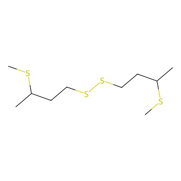 2D Structure of 3-Methylsulfanyl-1-(3-methylsulfanylbutyldisulfanyl)butane
