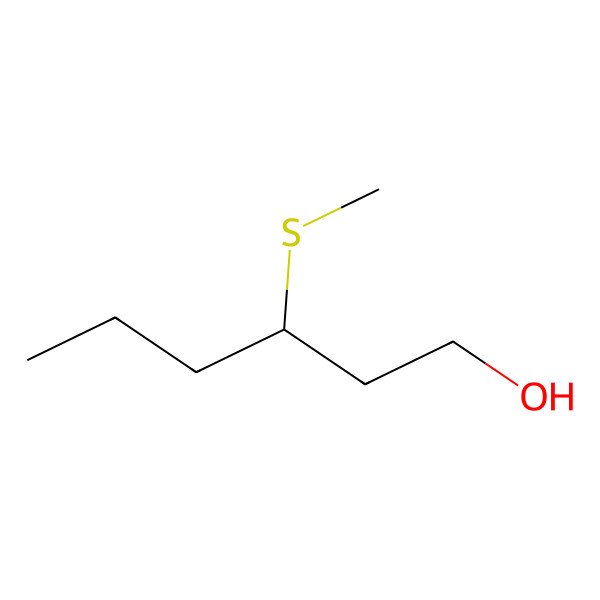 2D Structure of 3-(Methylthio)-1-hexanol