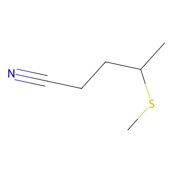 2D Structure of 3-Methylthiobutyl cyanide