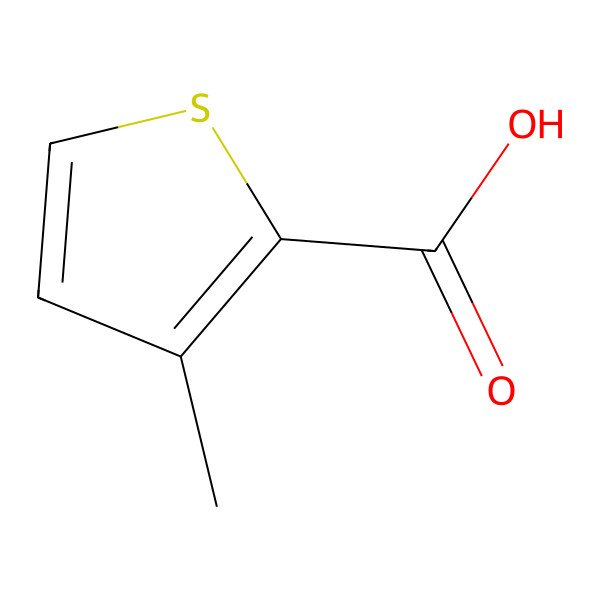 2D Structure of 3-Methylthiophene-2-carboxylic acid