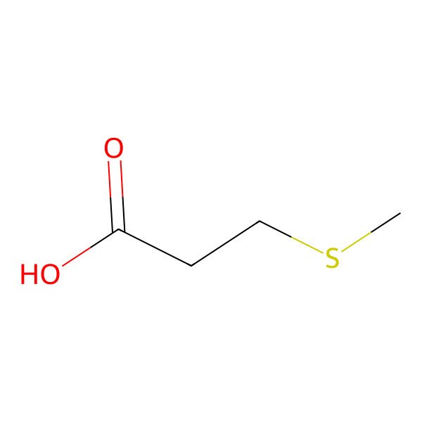 2D Structure of 3-(Methylthio)propanoic acid
