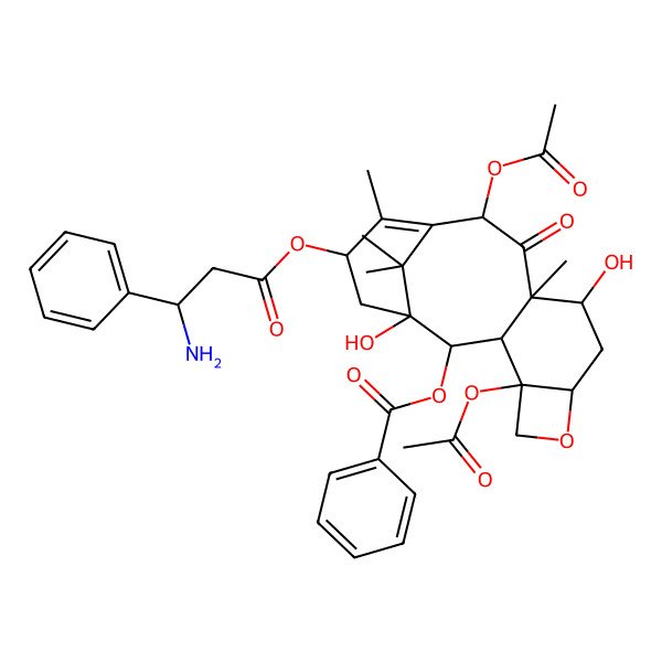 2D Structure of 3'-N-Debenzoyl-2'-deoxytaxol