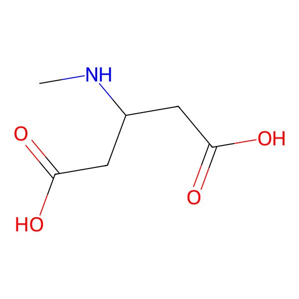 2D Structure of 3-(N-methylamino)glutaric acid