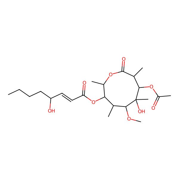2D Structure of 3-O-Acetyl-5-O-methylbotcinolide