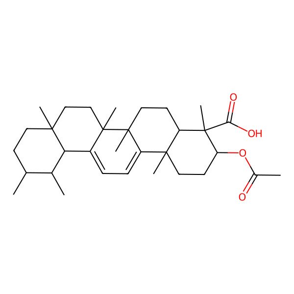 2D Structure of Acetyl-9,11-dehydro-beta-boswellic acid