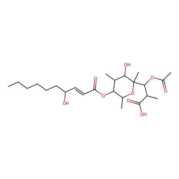 2D Structure of 3-O-Acetylbotcineric acid