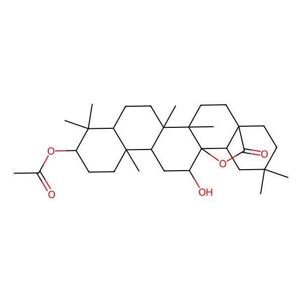 2D Structure of 3-O-Acetyloleanderolide