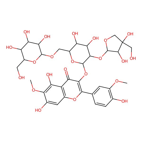 2D Structure of 3-O-[b-D-Apiofuranosyl-(1-2)-[b-D-glucopyranosyl-( 2D Structure of 3-O-[b-D-Apiofuranosyl-(1-2)-[b-D-glucopyranosyl-(