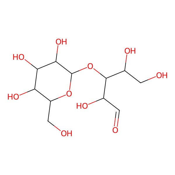 2D Structure of 3-O-beta-D-Galactopyranosyl-L-arabinose