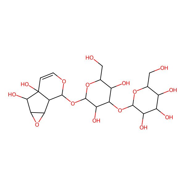 2D Structure of 3'-O-beta-Glucopyranosyl-stilbericoside