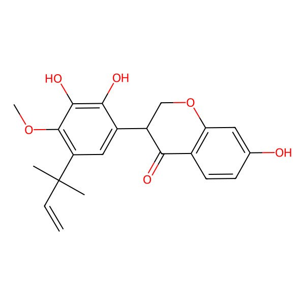 2D Structure of 3'-O-Demethylpervilleanone
