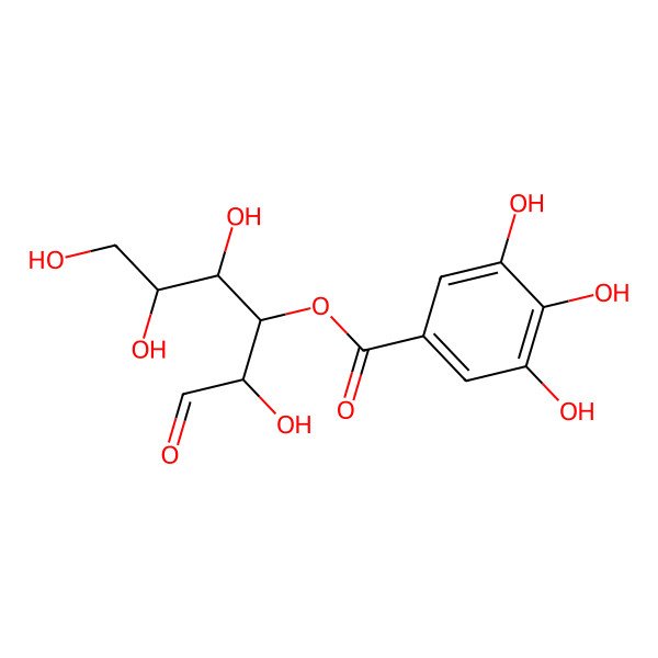 2D Structure of 3-O-Galloyl-D-glucose