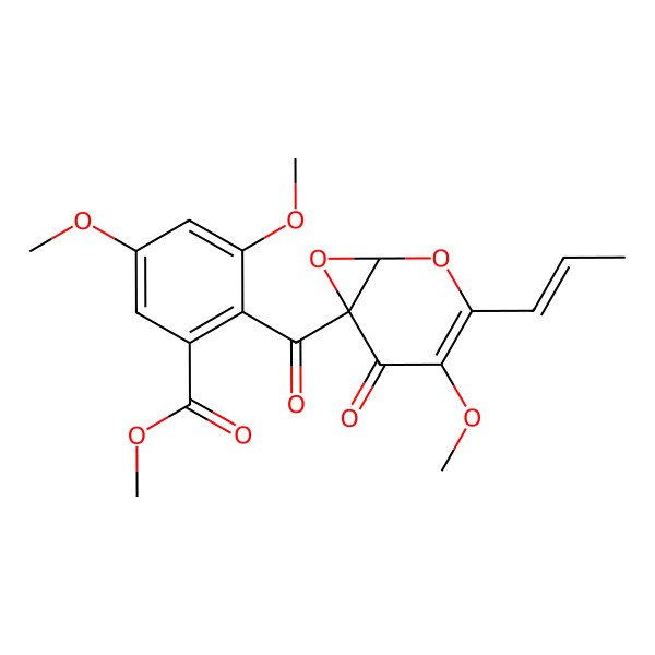 2D Structure of 3-O-methyl-5,6-epoxyfunicone