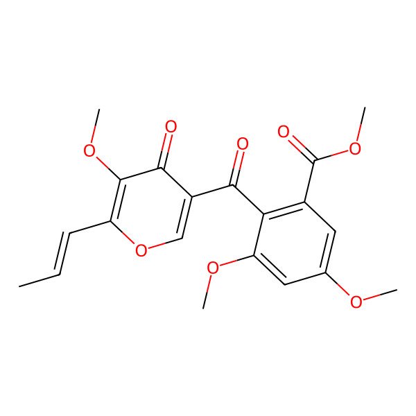 2D Structure of 3-O-methylfunicone