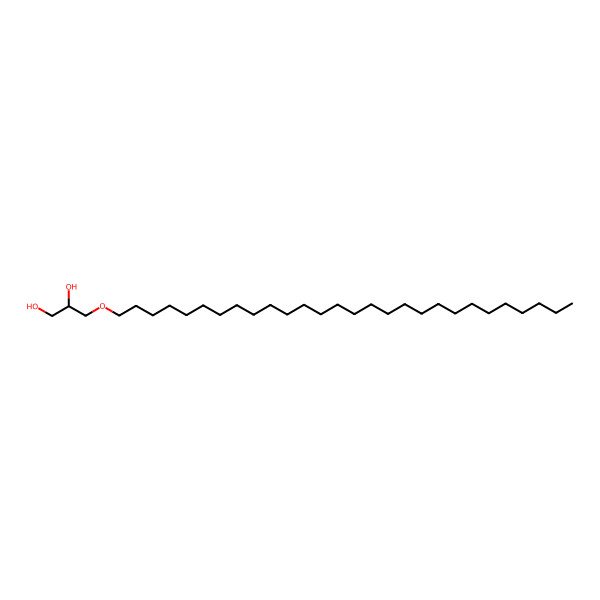 2D Structure of 3-Octacosoxypropane-1,2-diol