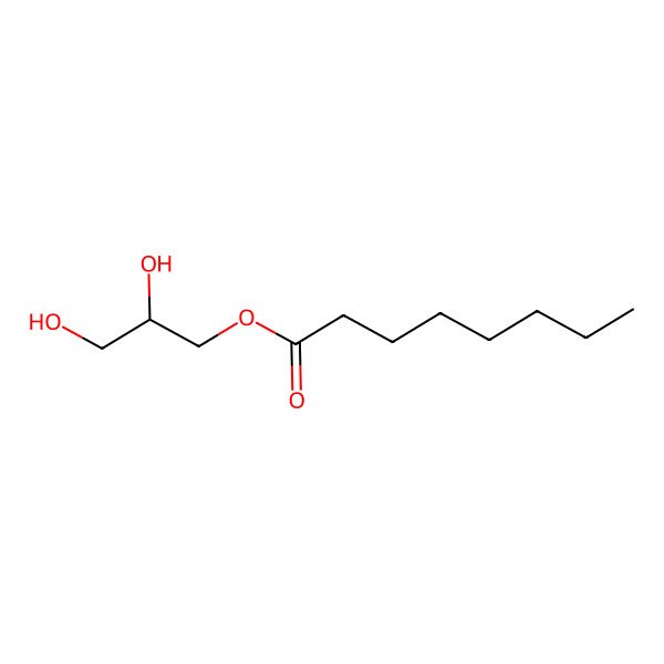 2D Structure of 3-Octanoyl-sn-glycerol