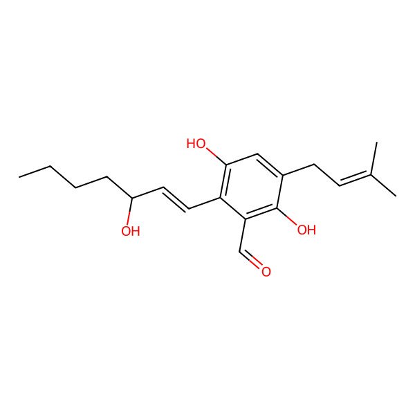 2D Structure of 3'-OH-tetrahydroauroglaucin