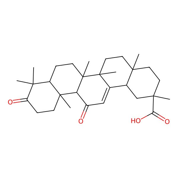 2D Structure of 3-Oxoglycyrrhetinic acid