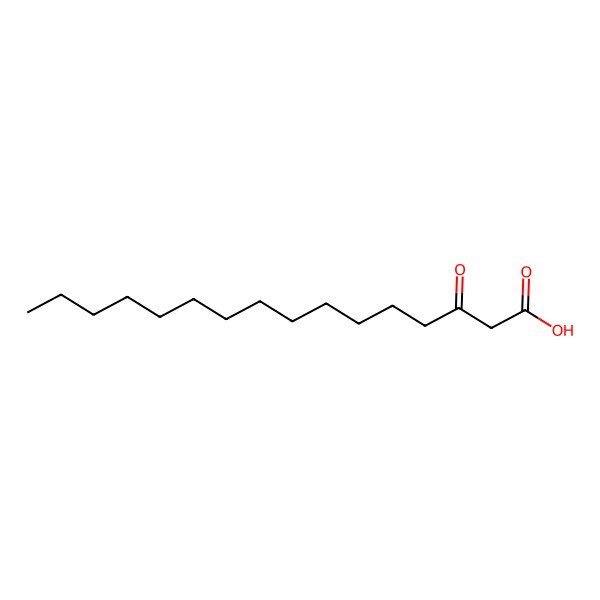 2D Structure of 3-Oxohexadecanoic acid