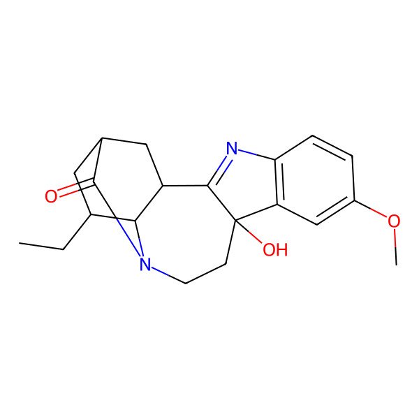 2D Structure of 3-Oxoibogaine hydroxyindolenine