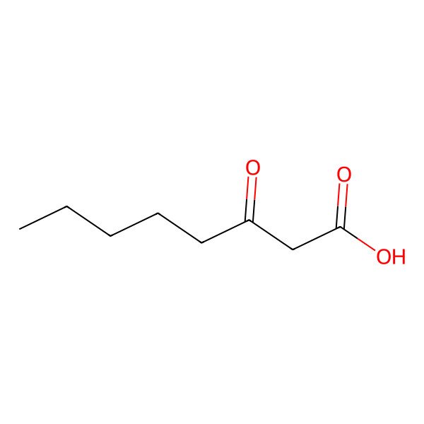 2D Structure of 3-Oxooctanoic acid