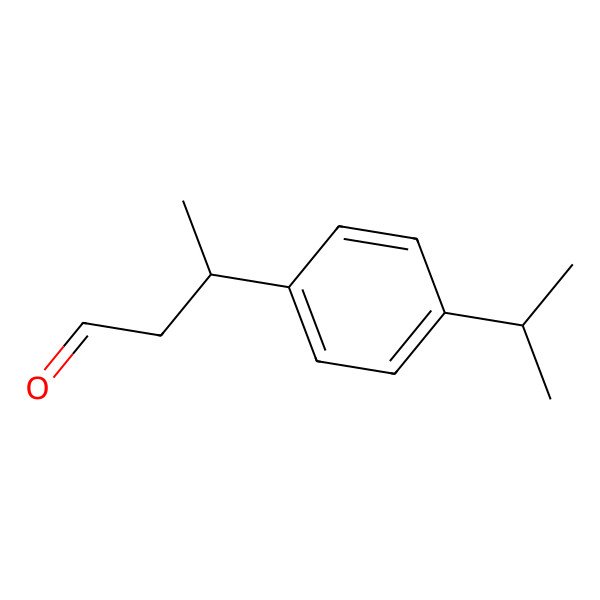 2D Structure of 3-p-Isopropylphenyl-3-methylpropanal 2D Structure of 3-p-Isopropylphenyl-3-methylpropanal
