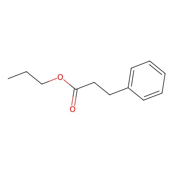2D Structure of 3-Phenyl-propanoic acid propyl ester 2D Structure of 3-Phenyl-propanoic acid propyl ester
