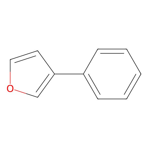 2D Structure of 3-Phenylfuran
