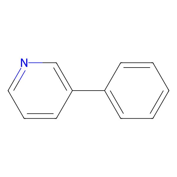 2D Structure of 3-Phenylpyridine