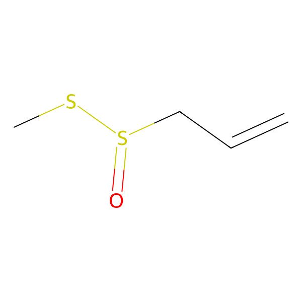 2D Structure of 3-[(S)-methylsulfanylsulfinyl]prop-1-ene