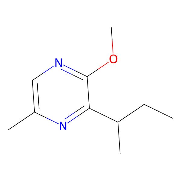 2D Structure of 3-(sec-Butyl)-2-methoxy-5-methylpyrazine