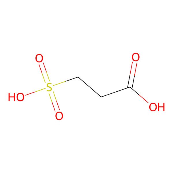 2D Structure of 3-Sulfopropanoic acid