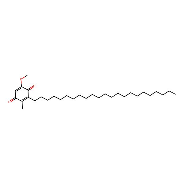 2D Structure of 3-Tricosyl-2-methyl-5-methoxy-1,4-benzoquinone