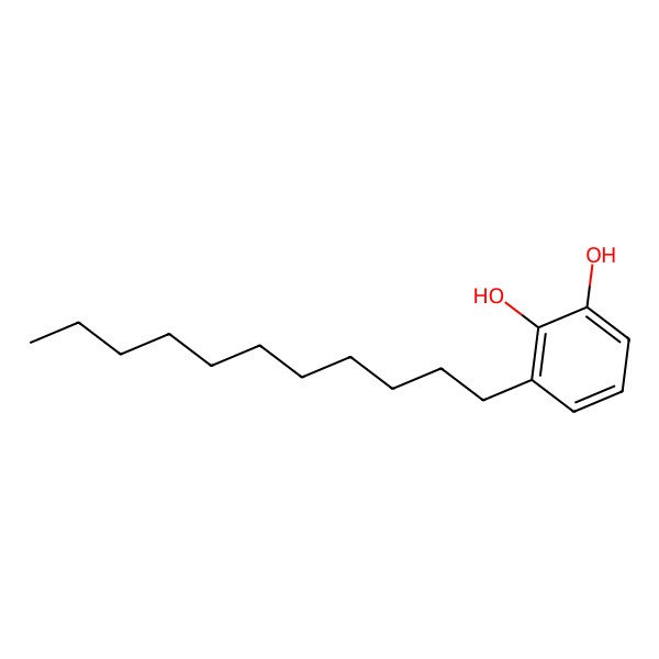 2D Structure of 3-Undecylbenzene-1,2-diol
