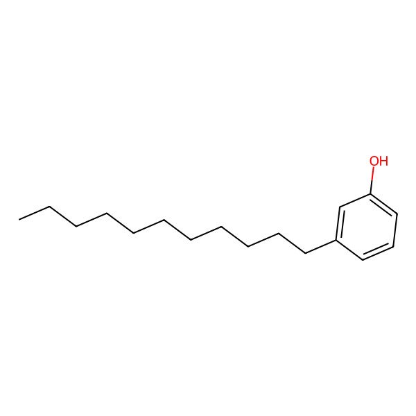 2D Structure of 3-Undecylphenol
