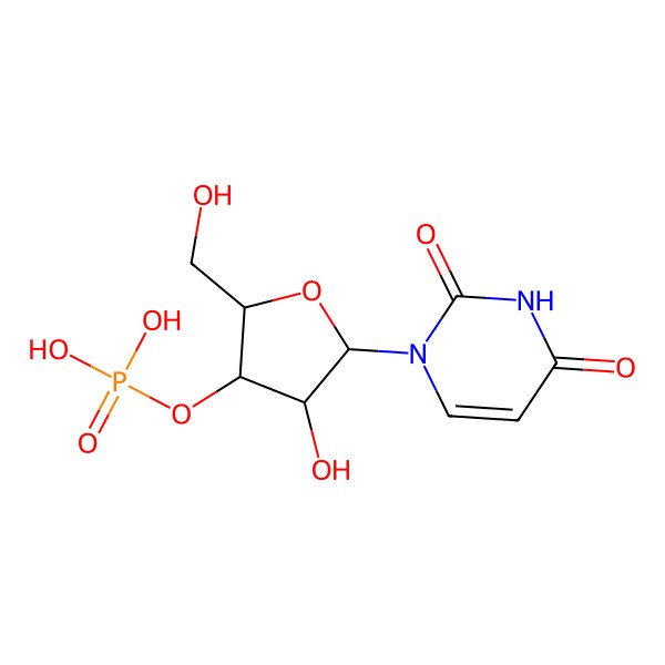 2D Structure of 3'-Uridylic acid