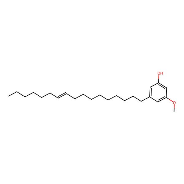 2D Structure of 3-[(Z)-heptadec-10-enyl]-5-methoxyphenol