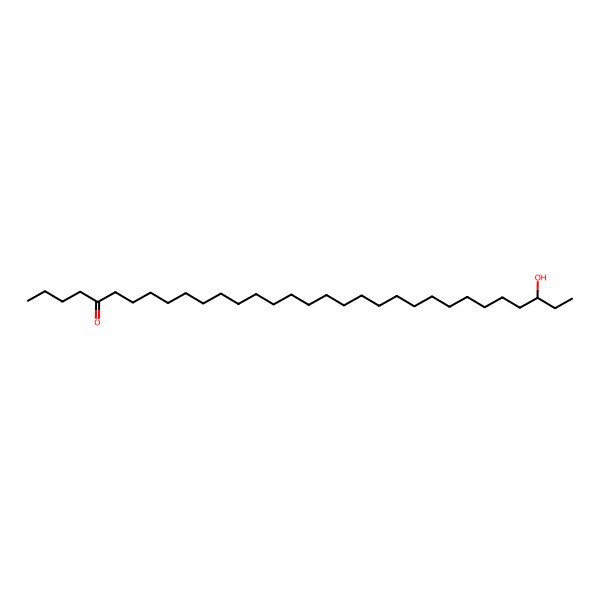 2D Structure of (30R)-30-hydroxydotriacontan-5-one 2D Structure of (30R)-30-hydroxydotriacontan-5-one