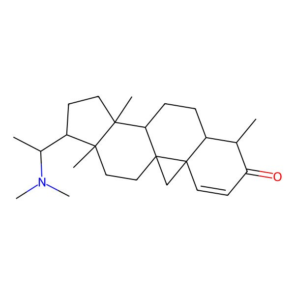 2D Structure of 31-Demethylcyclobuxoviridine