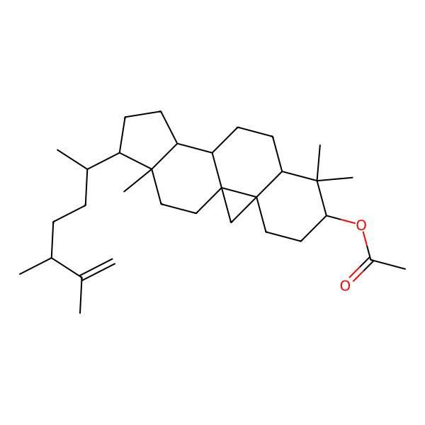 2D Structure of 31-Norcyclolaudenol acetate
