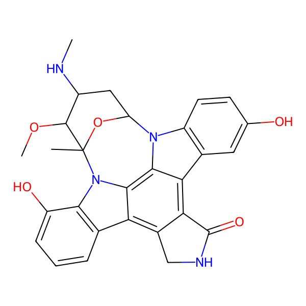 2D Structure of 3,11-Dihydroxystaurosporine