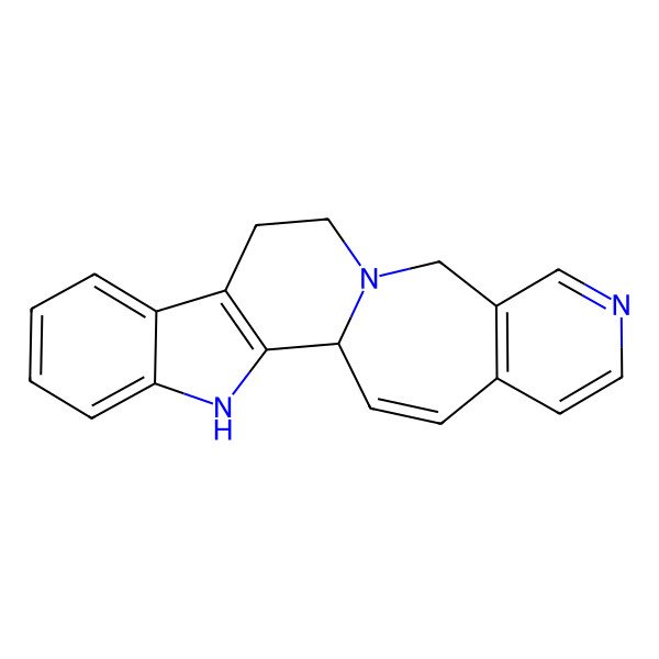 2D Structure of 3,13,17-Triazapentacyclo[11.9.0.02,10.04,9.015,20]docosa-2(10),4,6,8,15(20),16,18,21-octaene