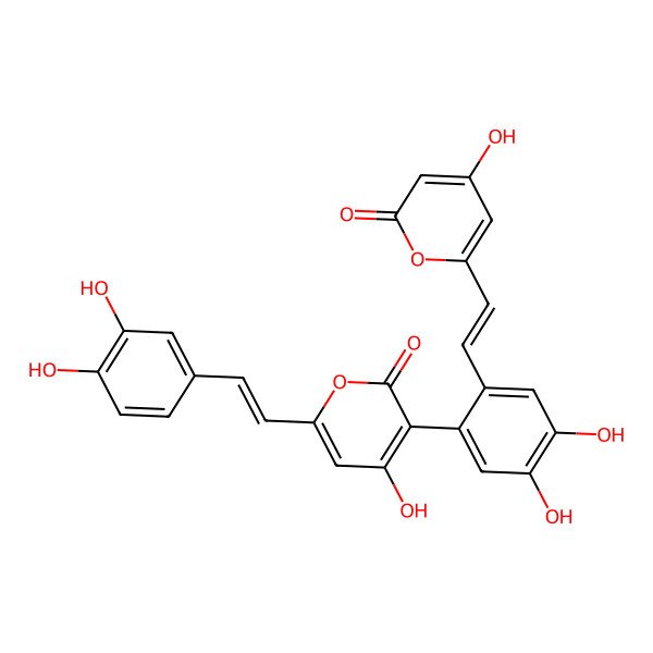 2D Structure of 3,14-Bishispidinyl